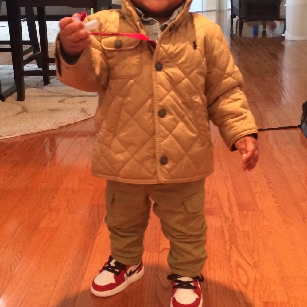 Polo Ralph Lauren tan spring/fall toddler jacket